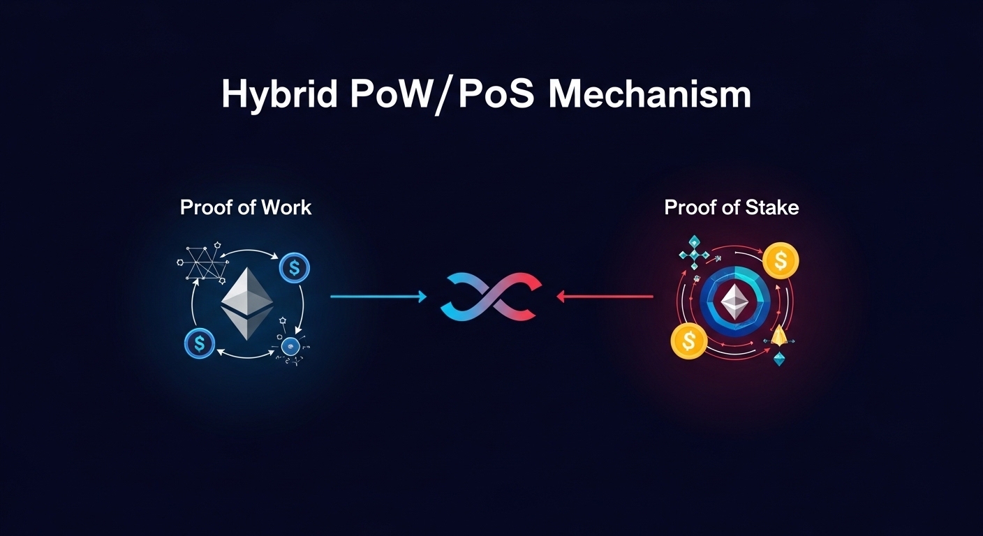 Hybrid PoW/PoS Consensus Explained