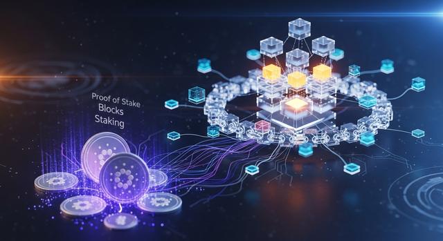 Proof of Stake in Cardano blockchain