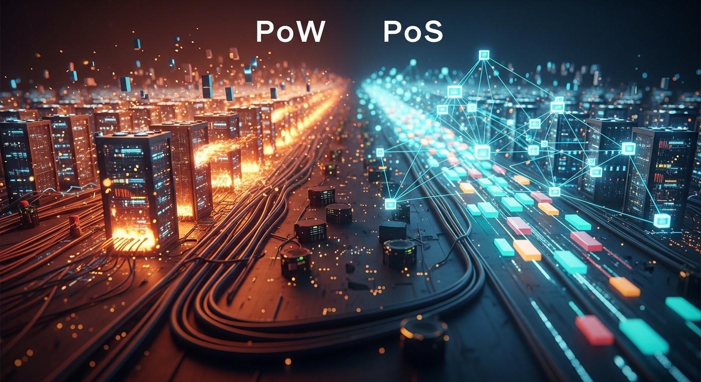 Learn the Proof of Stake vs Proof of Work Scalability