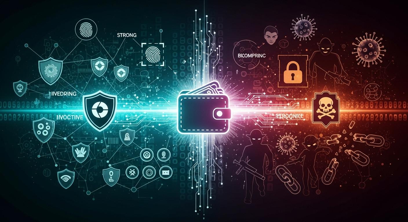 Managing security risk in cryptocurrency wallets