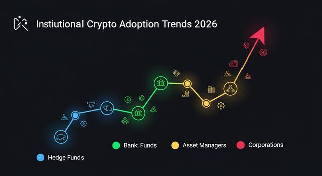Institutional crypto adoption trends 2026 in market shift