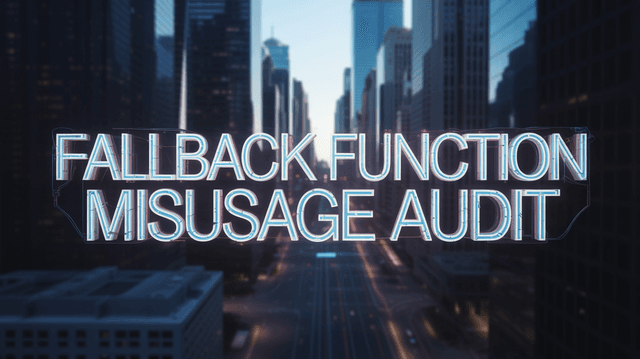 Fallback function misuse audit explained with examples Fallback function misuse audit explained with examples